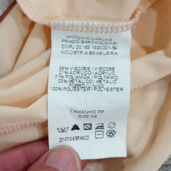 Anthropologie Cecelia Prado Glinted Gold & Silver Knit Maxi Skirt - XS - Picture 12 of 16